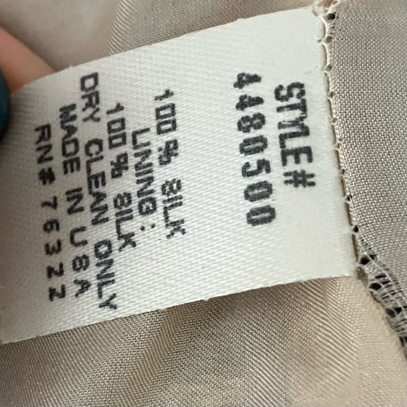 Vintage Tocca Geometric Silk Shift Dress 8 - Picture 7 of 10